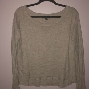 heather gray sweater